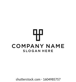 creative initial letter y logo design vector illustration template