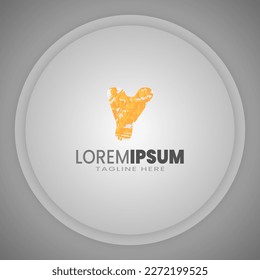 Creative initial letter Y logo templates. Abstract liquid alphabets. Icon vector illustration.