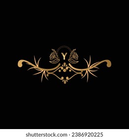 Creative Initial letter Y logo design with modern business vector template. Creative isolated Y monogram logo design
