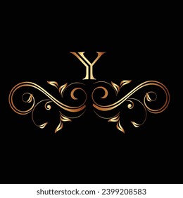 Creative Initial letter Y logo design with modern business vector template. Creative isolated Y monogram logo design