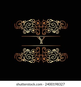 Creative Initial letter Y logo design with modern business vector template. Creative isolated Y monogram logo design
