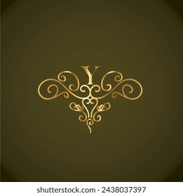 Diseño inicial creativo de la letra y del logotipo con plantilla moderna del vector del negocio. Diseño de logotipo aislado y monograma creativo
