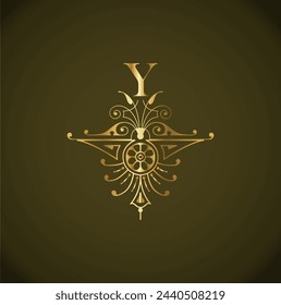 Creative Initial letter y logo design with modern business vector template. Creative isolated y monogram logo design
