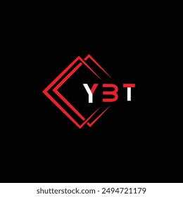 Creative initial letter YBT logo design concept