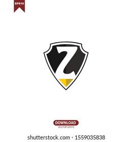 Creative initial letter Z concept logo vector design template