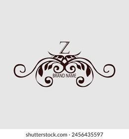 Diseño creativo del logotipo de la letra z inicial con la Plantilla moderna del Vector del negocio. Diseño aislado creativo del logotipo del monograma de z con el nuevo color dorado del logotipo del último
