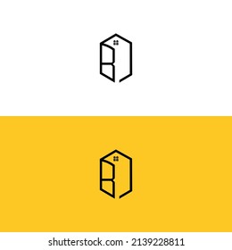 Creative initial letters BL House Box logo.It will be suitable for which company or brand name start those initial.