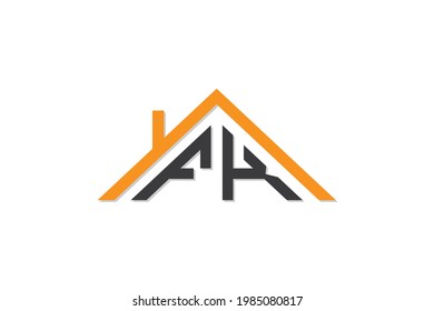 Creative Initial letters FK logo for house or real estate. This logo incorporate with letters and House roof. It will be suitable for which company or brand name start those initial.