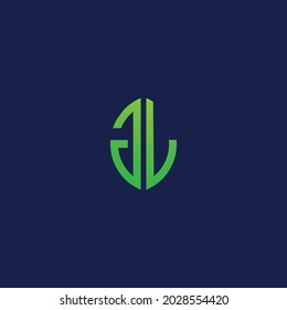 Creative initial letters GL with eco leaf shape logo.It will be suitable for which company or brand name start those initial.