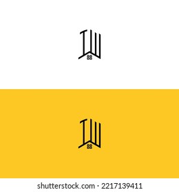Creative Initial letters IW logo for house or real estate. This logo incorporate with letters and House roof. It will be suitable for which company or brand name start those initial.