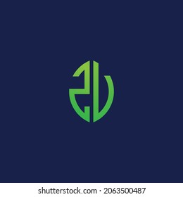 Creative initial letters SV with eco leaf shape logo.It will be suitable for which company or brand name start those initial.