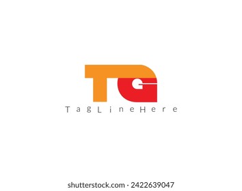 Creative Initial Letters  TG  Logo. It will be suitable for which company or brand name start those initial.