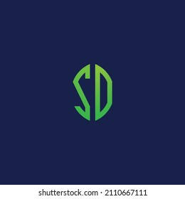 Creative initial letters ZO with eco leaf shape logo.It will be suitable for which company or brand name start those initial.