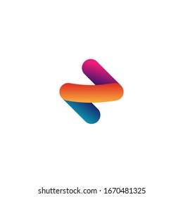 Creative initial logo design, vector modern logo