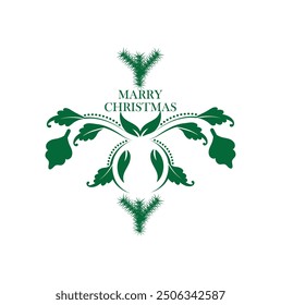 Creative Initial marry Chritmas logo design with modern business vector template. Creative isolated marry Chritmas monogram logo design with new  banner design with marry Christmas  

