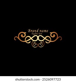 criativo inicial novo nome da banda logo design, nome da banda último logotipo, monograma último logotipo com design de logotipo novo luxo