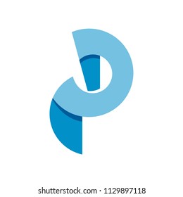 Creative initial P logo template