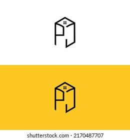 Creative initial PC letters Box House logo.It will be suitable for which company or brand name start those initial. .It will be suitable for which company or brand name start those initial.