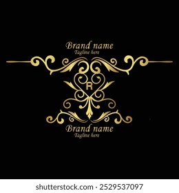 creative initial r latter logo design  with  modern business vector template. creative isolate royal r logo , monogram r logo , luxury latter logo design with golden color