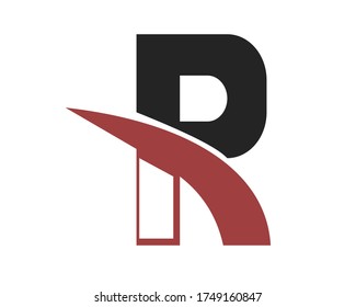 Creative initial R logo letter design.