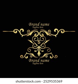 creative initial s latter logo design with golden color. creative isolated s monogram business vector template  and luxury, royal  s logo design