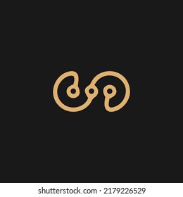 Creative Initial S Letter S Logo Design Vector Graphic Concept Illustrations
S Tech Logo
