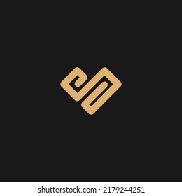 creative initial S Letter S logo design vector graphic concept illustrations
