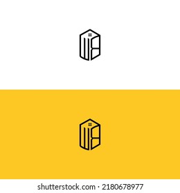 Creative initial WB letters Box House logo.It will be suitable for which company or brand name start those initial.