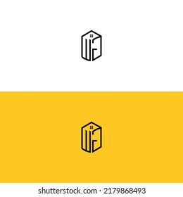 Creative initial WG letters Box House logo.It will be suitable for which company or brand name start those initial.