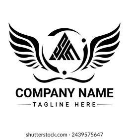 concepto de diseño de logotipo de letra de iniciales creativas