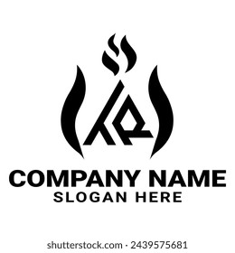 concepto de diseño de logotipo de letra de iniciales creativas