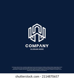 creative initials A logo design inspiration for your business