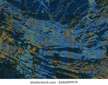 Creative ink panitbrush vector. Messy texture colored vintage wallpaper. Retro art pattern. Dirty paint splatter effect. Material design. Billboardoverlay texture.