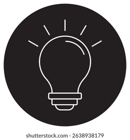 Creative Innovation icon, Ignite Ideas Fueling Growth Through Creative Innovation, From Concept to Breakthrough The Power of Creative Thinking, vector
