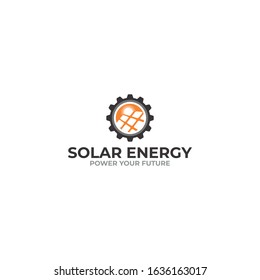 Creative innovation leaf energy sun power vector logo design