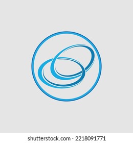 plantilla de logotipo vectorial abstracto de empresa de innovación creativa y tecnología