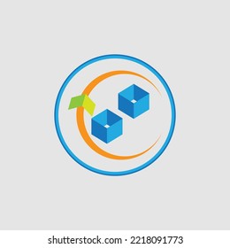 creative Innovation and technology company abstract vector logo template