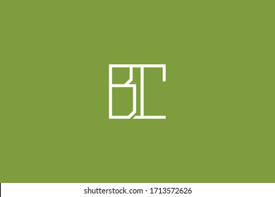 Creative Innovative Initial BC logo and CB logo. BC Letter Minimal luxury Monogram. Professional initial design. Premium Business typeface. Alphabet symbol and sign.