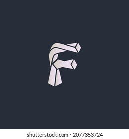 Creative Innovative Initial F logo. F Letter Minimal luxury Monogram. Professional initial design. Premium Business typeface. Alphabet symbol and sign.
