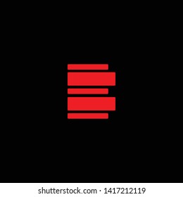 Creative Innovative Initial Letter logo BB B with Black Background