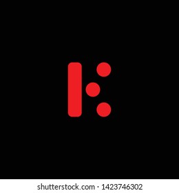 Creative Innovative Initial Letter logo EE E with Black Background