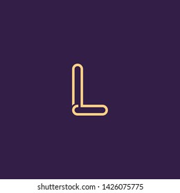 Creative Innovative Initial Letter logo LL L. Minimal luxury Monogram. Professional initial design. Premium Business typeface. Alphabet symbol and sign.