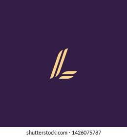 Creative Innovative Initial Letter logo LL L. Minimal luxury Monogram. Professional initial design. Premium Business typeface. Alphabet symbol and sign.