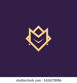 Creative Innovative Initial Letter logo MM M. Minimal luxury Monogram. Professional initial design. Premium Business typeface. Alphabet symbol and sign.