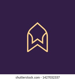 Creative Innovative Initial Letter logo WW W. Minimal luxury Monogram. Professional initial design. Premium Business typeface. Alphabet symbol and sign.