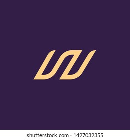 Creative Innovative Initial Letter logo WW W. Minimal luxury Monogram. Professional initial design. Premium Business typeface. Alphabet symbol and sign.