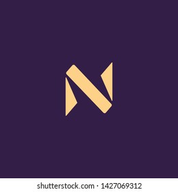 Creative Innovative Initial Letter logo NN N. Minimal luxury Monogram. Professional initial design. Premium Business typeface. Alphabet symbol and sign.