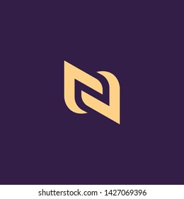 Creative Innovative Initial Letter logo NN N. Minimal luxury Monogram. Professional initial design. Premium Business typeface. Alphabet symbol and sign.