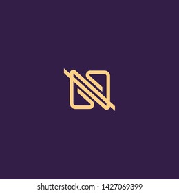 Creative Innovative Initial Letter logo NN N. Minimal luxury Monogram. Professional initial design. Premium Business typeface. Alphabet symbol and sign.