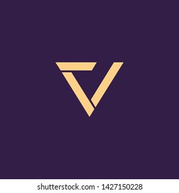 Creative Innovative Initial Letter logo VV V. Minimal luxury Monogram. Professional initial design. Premium Business typeface. Alphabet symbol and sign.